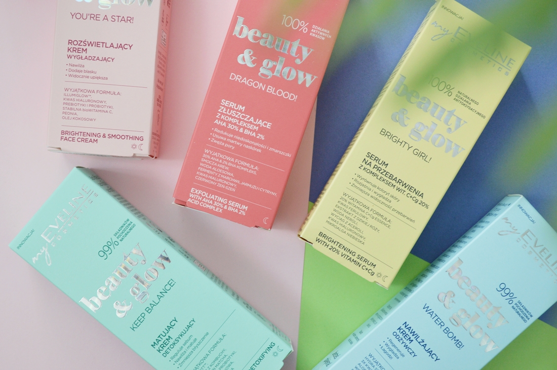 eveline beauty&glow kosmetyki nowa seria puderek.com.pl